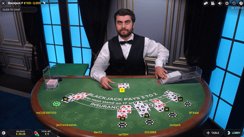 Best Live Dealer Blackjack 